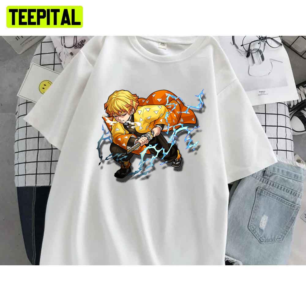 Em promoção! Verão T-shirt Demon Slayer Anime Camisetas De Desenhos  Animados Agatsuma Zenitsu Imprimir T-shirt Ulzzang Harajuku Tshirt Kimetsu  Não Yaiba Camisas