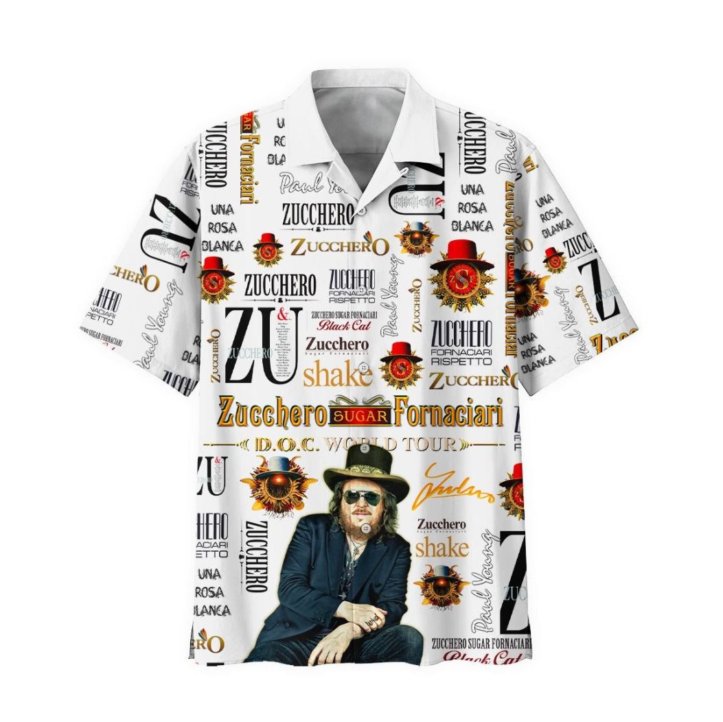 Zucchero Fornaciari Hawaiian Shirt Limited Edition HA33 (Copy)