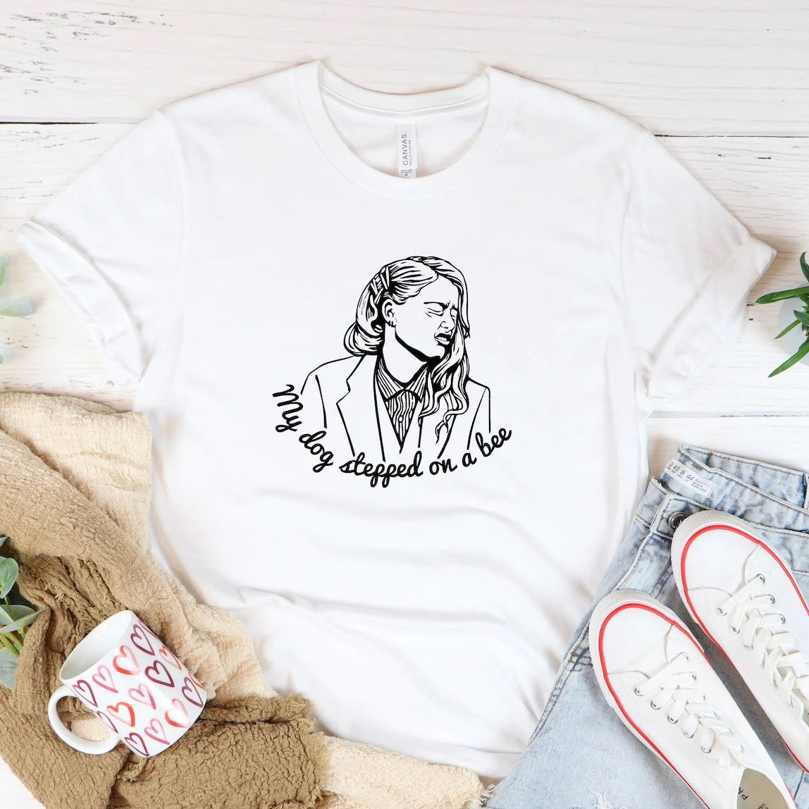 My Dog Stepped On A Bee Amber Heard Said Justice For Johnny Depp Unisex  T-Shirt – Teepital – Everyday New Aesthetic Designs