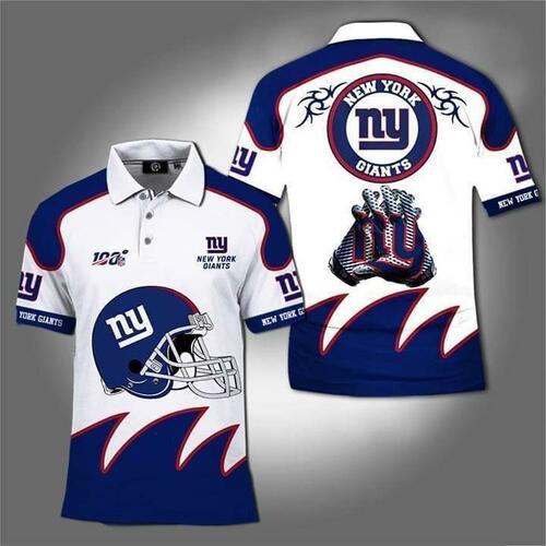 100th Nfl New York Giants For Giants Fan Polo 3d Polo Hoodie8054 All Over Print Shirt 3d T-shirt