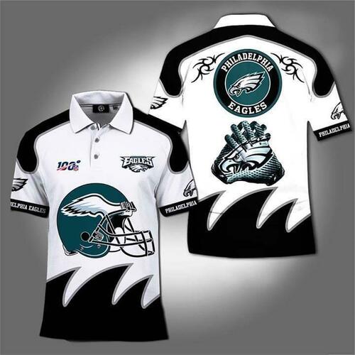 100th Philadelphia Eagles For Eagles Fan Polo 3d Polo Hoodie4967 All Over Print Shirt 3d T-shirt
