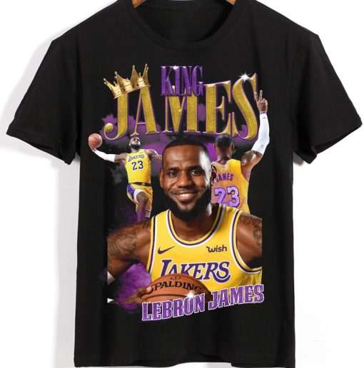 2022 New Portrait Of Lebron James Los Angeles Lakers Unisex T-Shirt