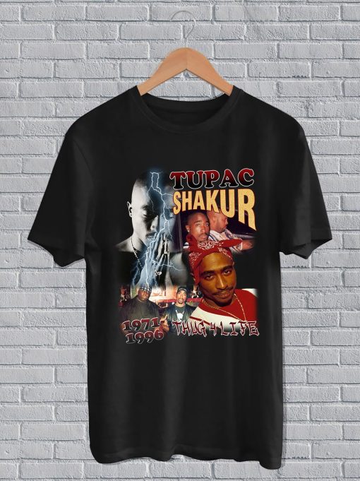 2pac Motorbike All Eyez On Me Unisex T-Shirt