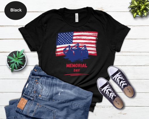 30 May Memorial Day Usa Flag Remember And Honor Patriotic Family Army Unisex T-Shirt