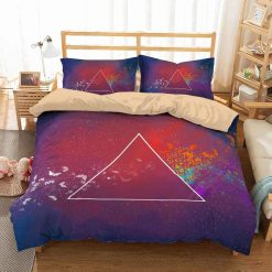 3D Pink Floyd The Dark Side Of The Moon Album Cover Art Bedding Set