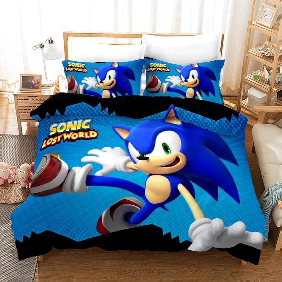 3d Sonic The Hedgehog Sonic Lost World Bedding Set