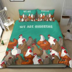 3D We Are Chickens Cotton Bedding Sets