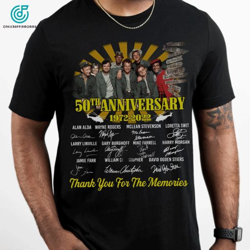 50th Anniversary 1972-2022 Mash Thank You For The Memories Unisex Sweatshirt