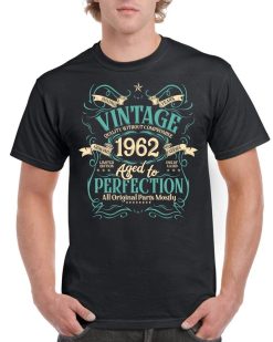 60th Birthday Gifts For Dad Vintage 1962 Aged Unisex T-Shirt