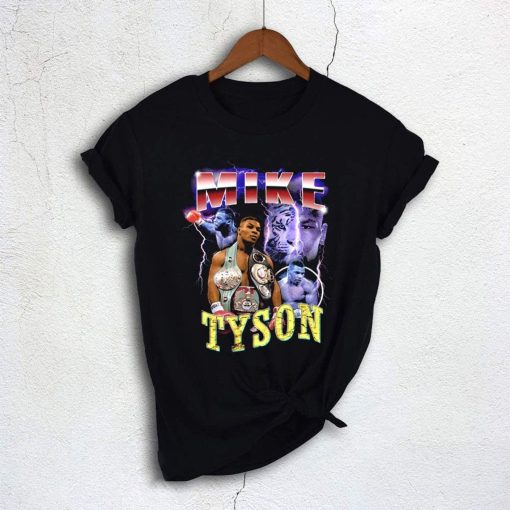 80’s Retro Art Mike Tyson Unisex T-Shirt