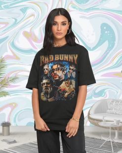 80’s Vintage Art Bad Bunny Rap Hip-Hop Unisex T-Shirt