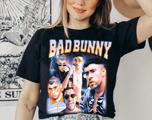 80’s Vintage Design Bad Bunny Unisex T-Shirt