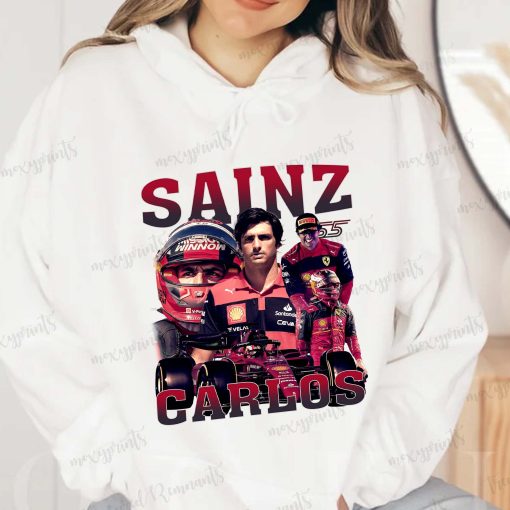 90s Carlos Sainz F1 2022 Ferrari Racing Sports Unisex T-Shirt