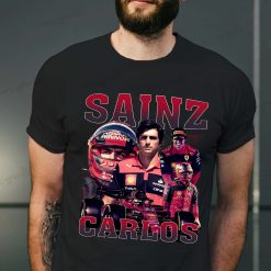 90s Carlos Sainz F1 2022 Ferrari Racing Sports Unisex T-Shirt