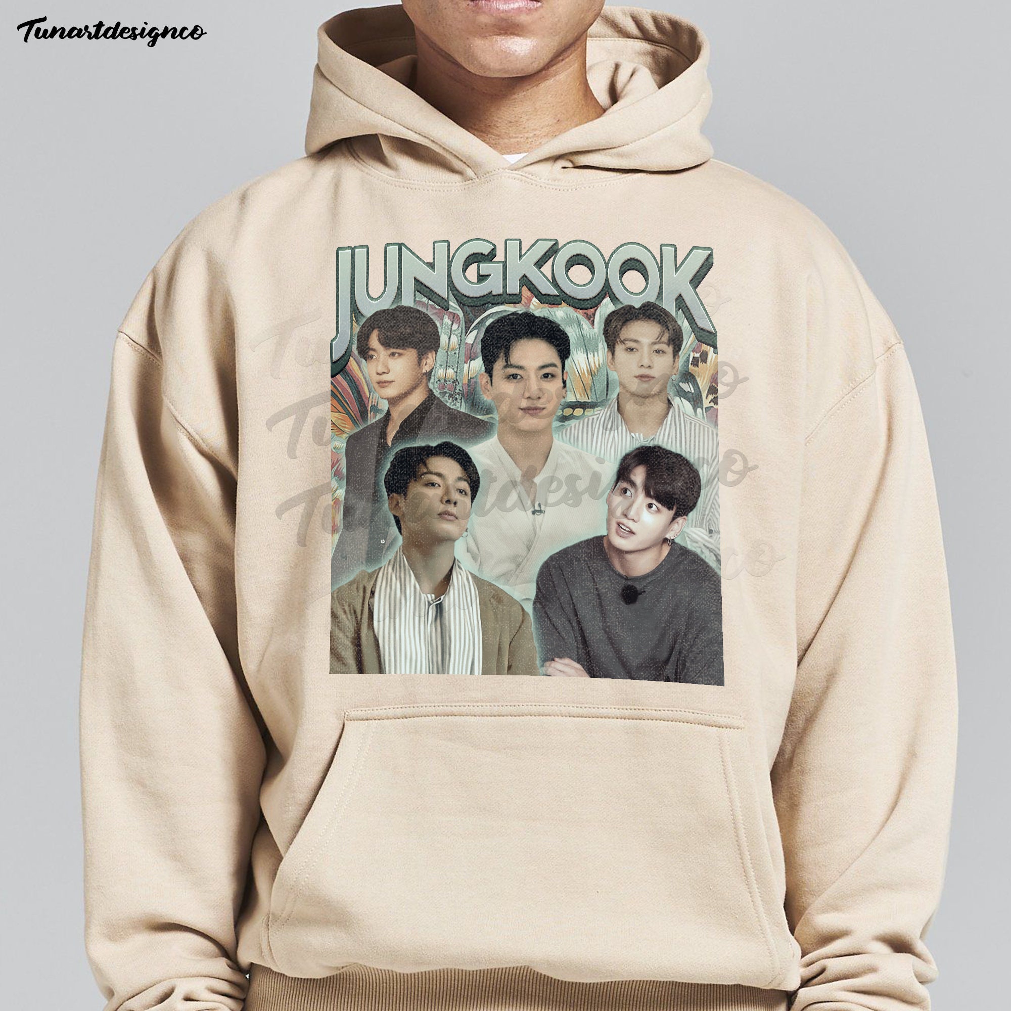 90's Vintage Jung Kook Bts Korean Music Pop Fan Unisex T-Shirt