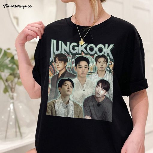 90’s Vintage Jung Kook Bts Korean Music Pop Fan Unisex T-Shirt