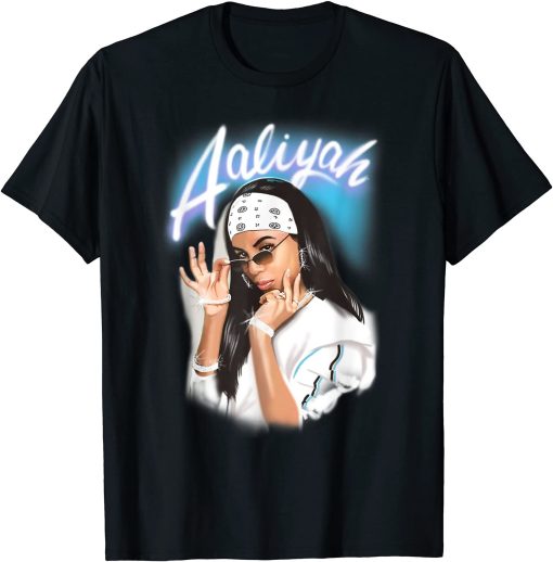 90s Vintage Style Aaliyah Bootleg Rap Princess Of R&b Unisex T-Shirt