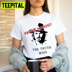 Finally He Did It Johnny Wins The Truth Wins Mega Pint Shirt