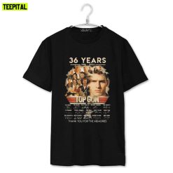 Vintage 36 Years 1986 2022 Top Gun Thank You For The Memories Unisex T-Shirt