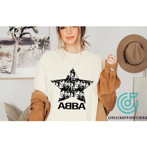 Abba The Tour 1979 Black Vintage Art Unisex T-Shirt