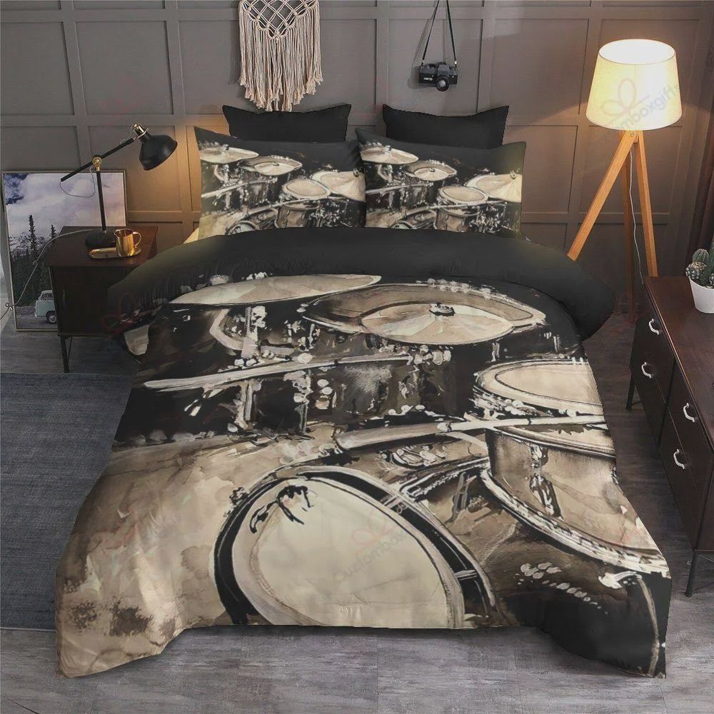 Abstract Drum Cotton Bedding Sets