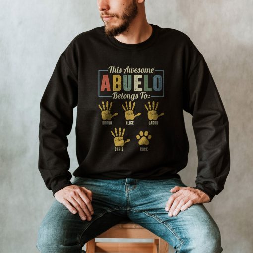 Abuela Fathers Day Husband Best Ever Abuelo Vintage Unisex T-Shirt