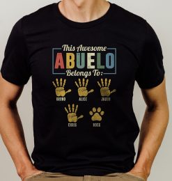 Abuela Fathers Day Husband Best Ever Abuelo Vintage Unisex T-Shirt