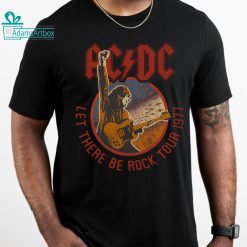 ACDC Let There Be Rock 1977 Tour Vintage Unisex T-Shirt