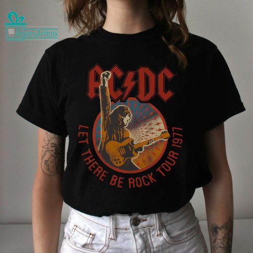 ACDC Let There Be Rock 1977 Tour Vintage Unisex T-Shirt