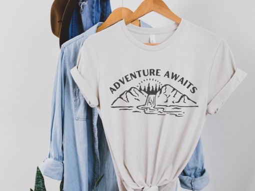 Adventure Awaits Mountan Unisex T-Shirt