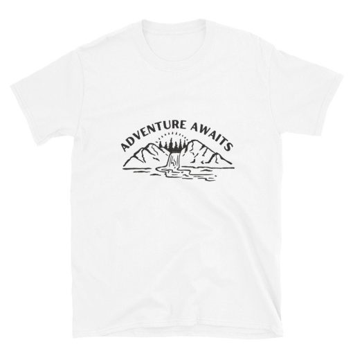 Adventure Awaits Mountan Unisex T-Shirt