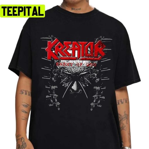 Aesthetic Art Kreator Retro Rock Band Unisex T-Shirt