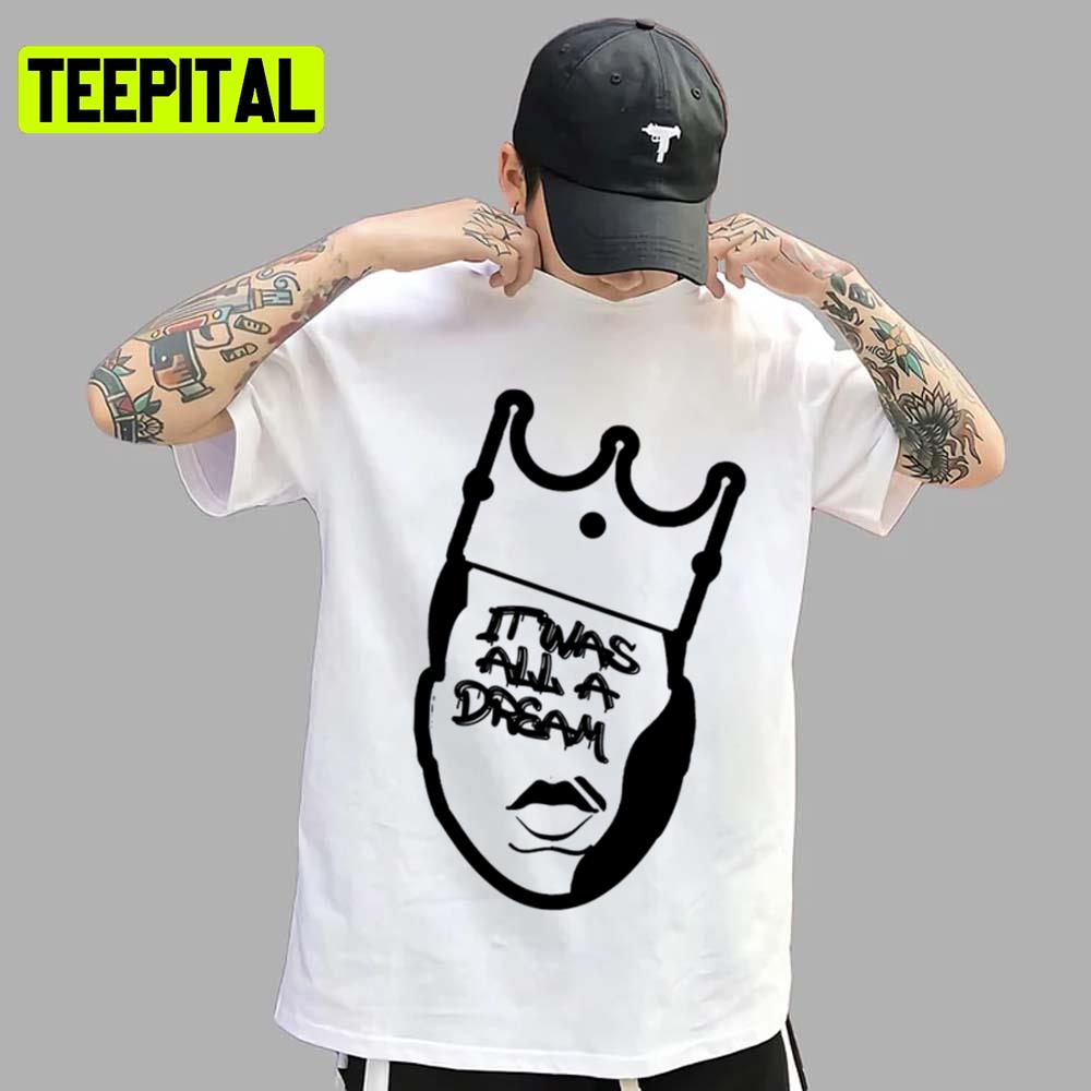 Aesthetic Design It Was All A Dream Biggie Smalls Rap Music Unisex