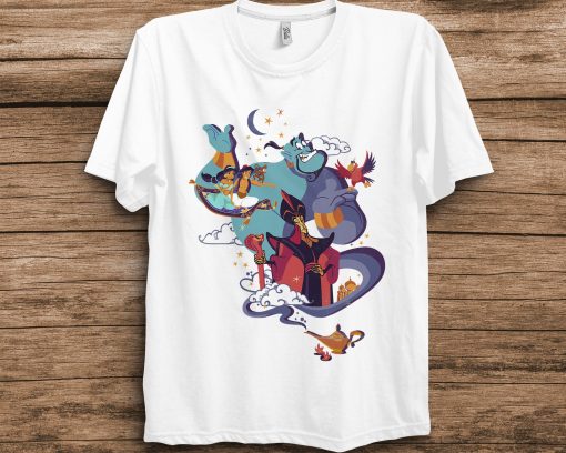 Aladdin Night Portrait Disney Art Unisex T-Shirt