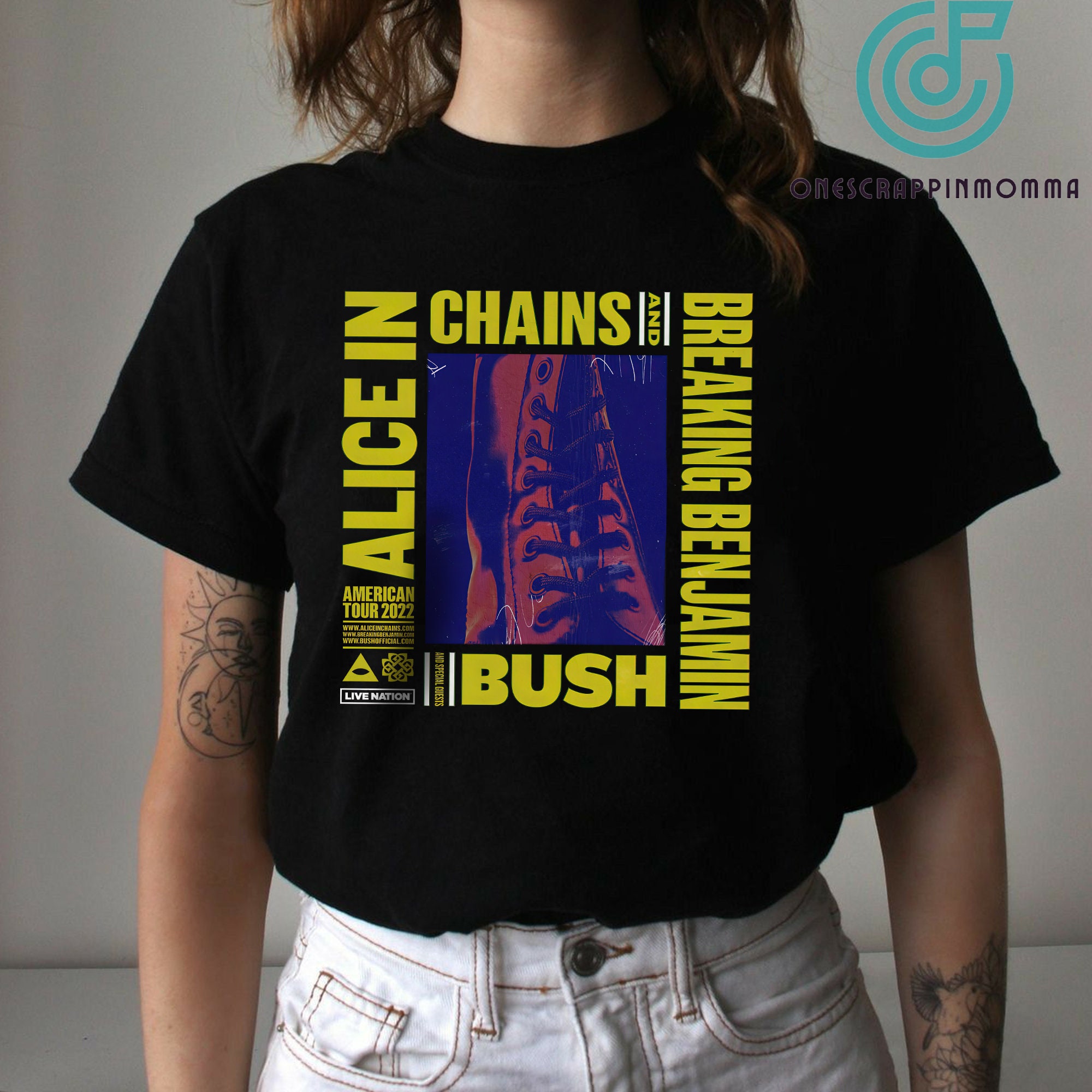 Alice In Chains & Breaking Benjamin With Special Guest Bush American Tour 2022 Unisex T-Shirt