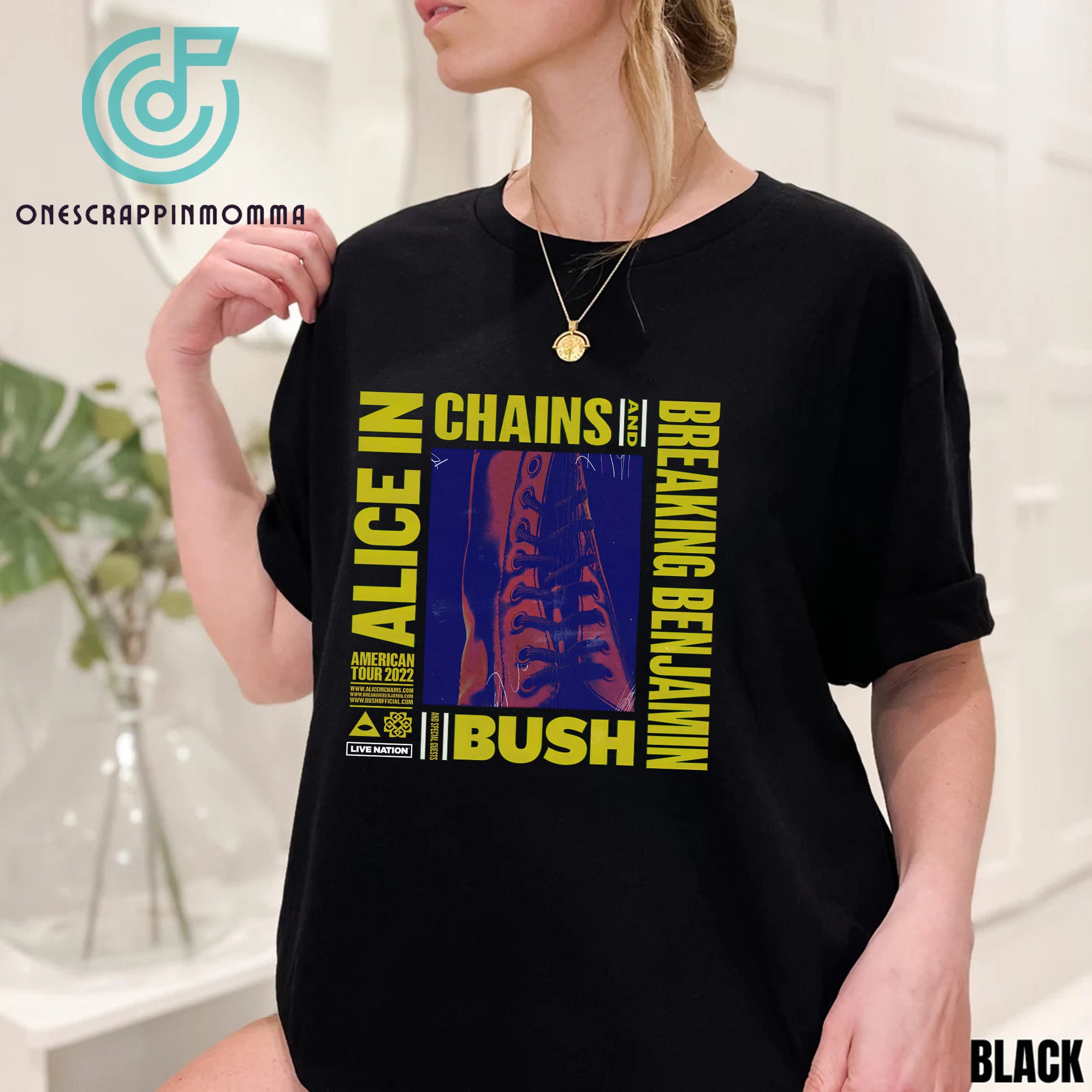 Alice In Chains & Breaking Benjamin With Special Guest Bush American Tour 2022 Unisex T-Shirt
