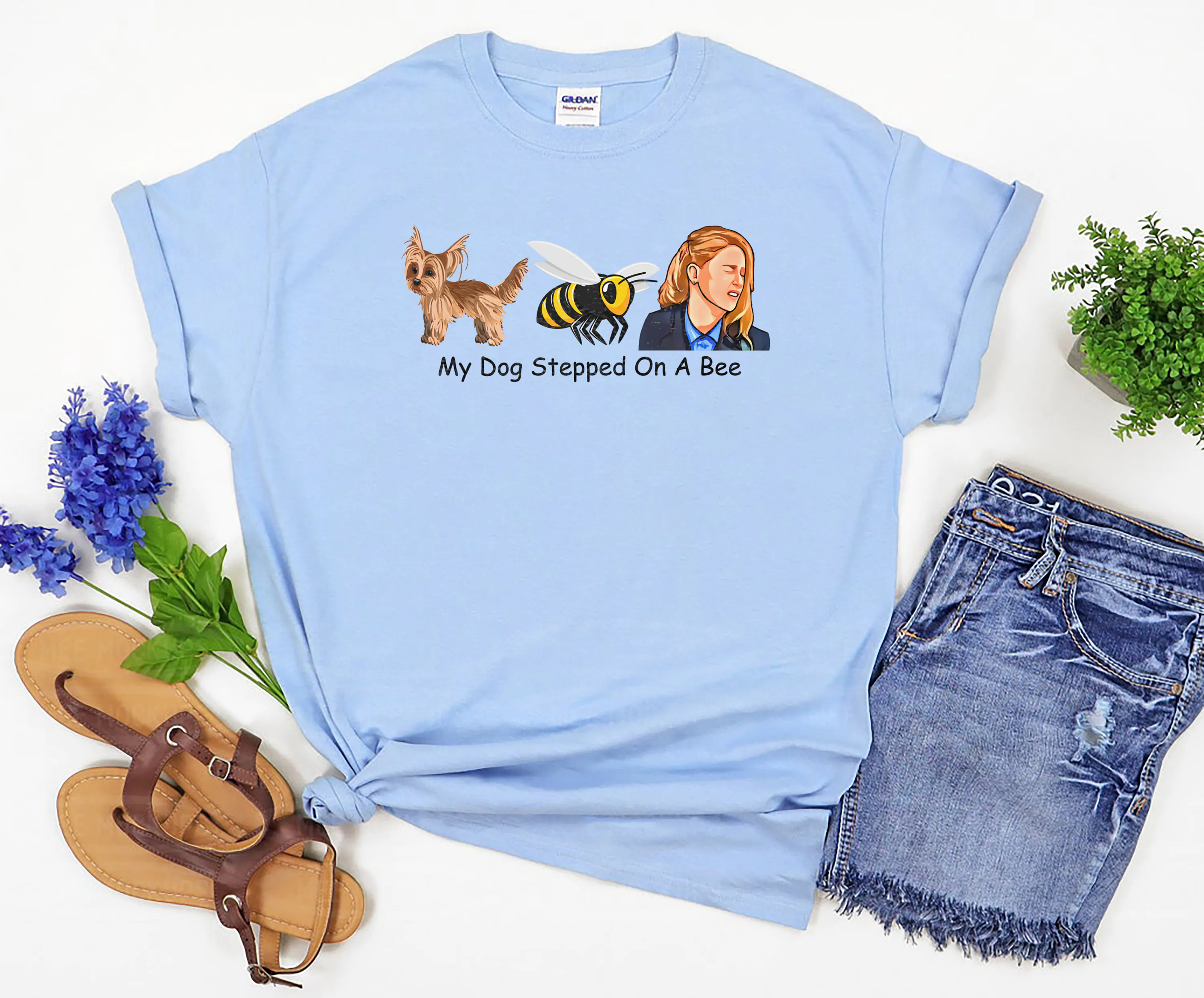 My Dog Stepped On A Bee Amber Heard Said Justice For Johnny Depp Unisex  T-Shirt – Teepital – Everyday New Aesthetic Designs