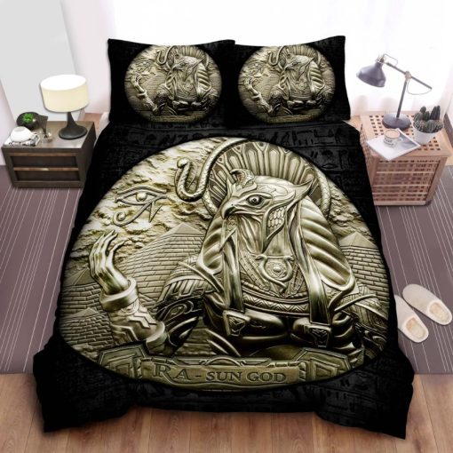 Ancient Egypt Sun God Bedding Set