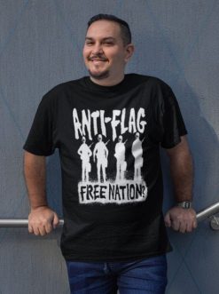 Anti Flag American Punk Rock Band Illustration Unisex T-Shirt