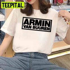 Armin Van Buuren Dj Black Text Unisex T-Shirt