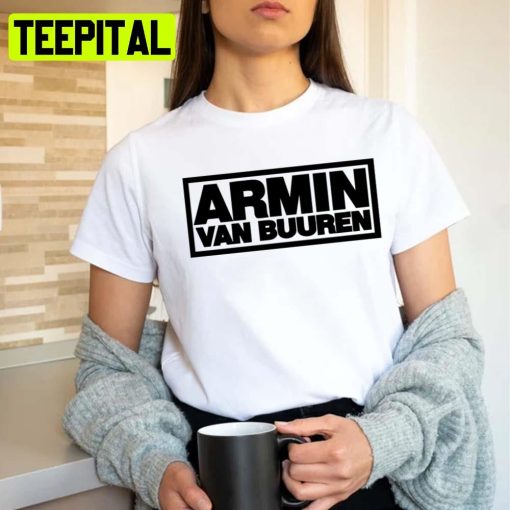 Armin Van Buuren Dj Black Text Unisex T-Shirt