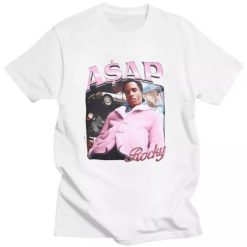 Asap Rocky Portrait Graphic Aesthetics Vintage Unisex T-Shirt