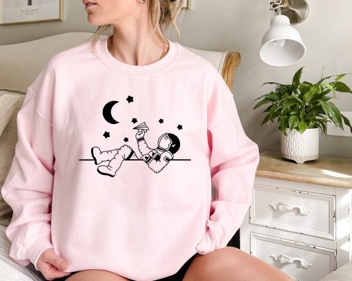 Astronaut Funny Planets Unisex Sweatshirt