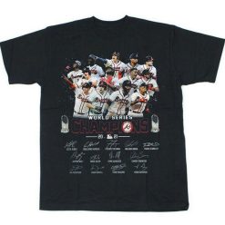 Atlanta Braves 2021 World Series Champions Signature Unisex T-Shirt