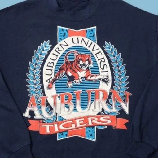 Auburn Tigers Logo Auburn University Ncaa Football Sweatshirt