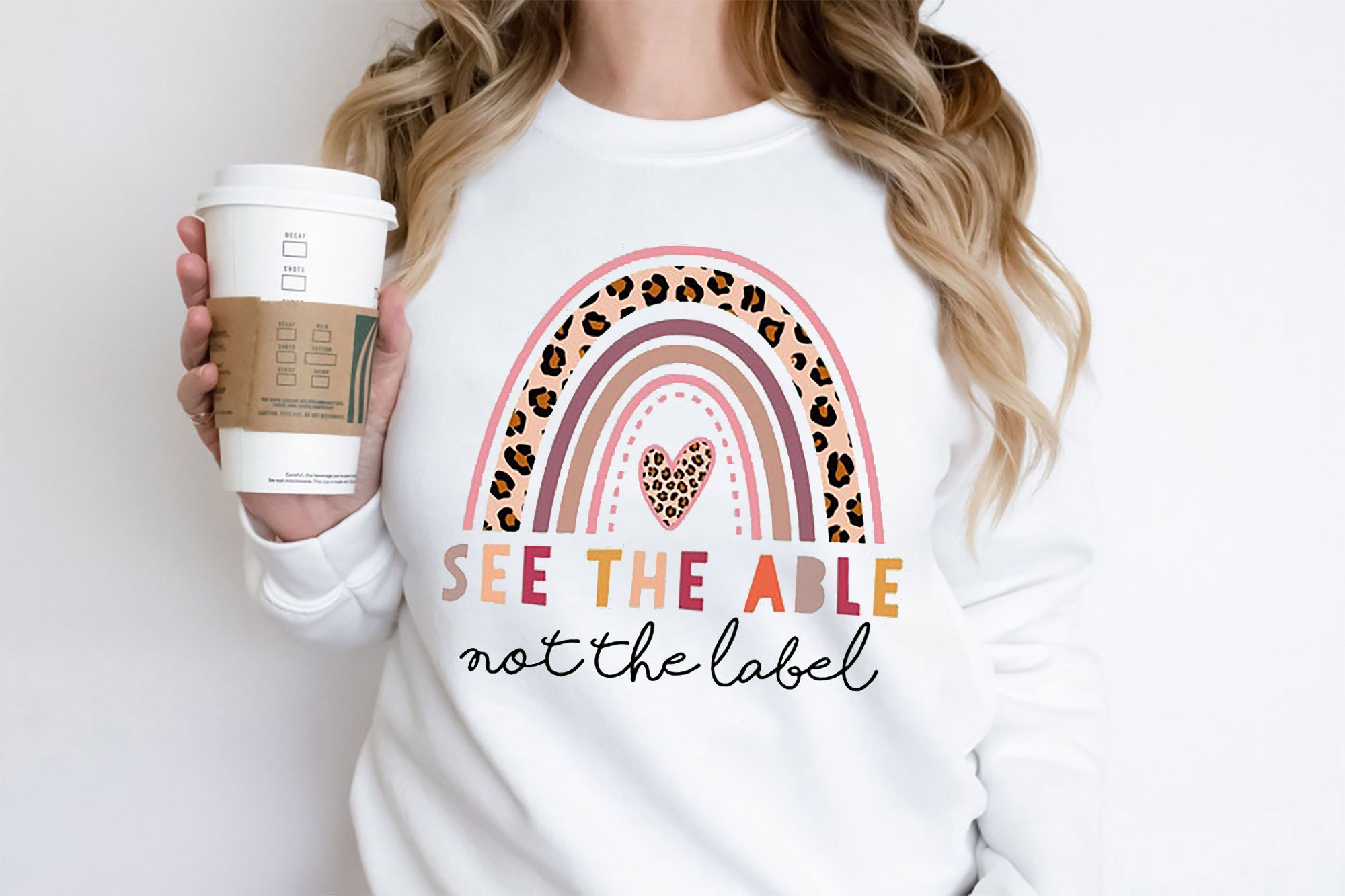Autism Aware See The Able Not The Label Unisex Sweatshirt