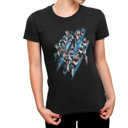 Avengers Endgame A Team Ladies T-Shirt