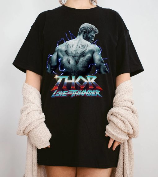 Avengers Super Hero Thor Love And Thunder Logo Asgard Unisex T-Shirt