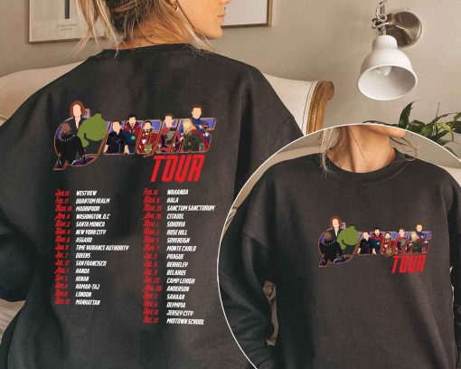 Avengers Tour 2022 Marvel All Team Unisex Sweatshirt