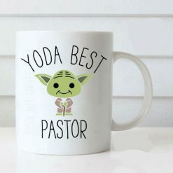 Baby Yoda Best Pastor Premium Sublime Ceramic Coffee Mug White